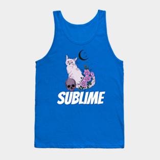 scary cat suglime Tank Top